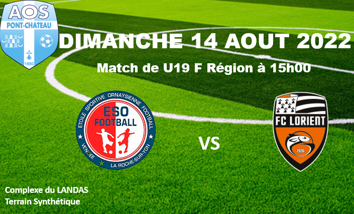 Match de U19F Région: ESO Football - FC Lorient