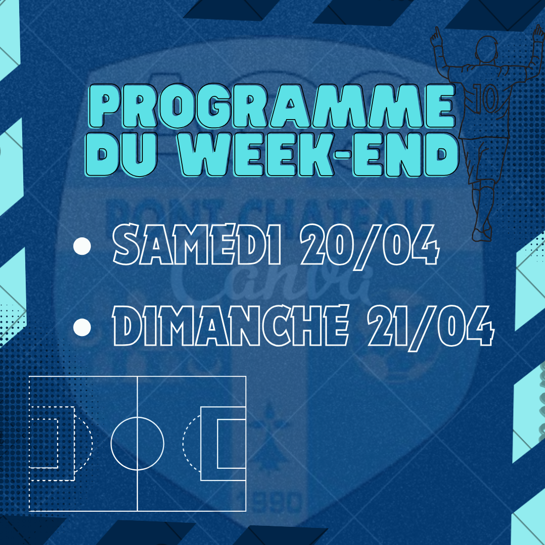 PROGRAMME MATCH DU WEEK-END