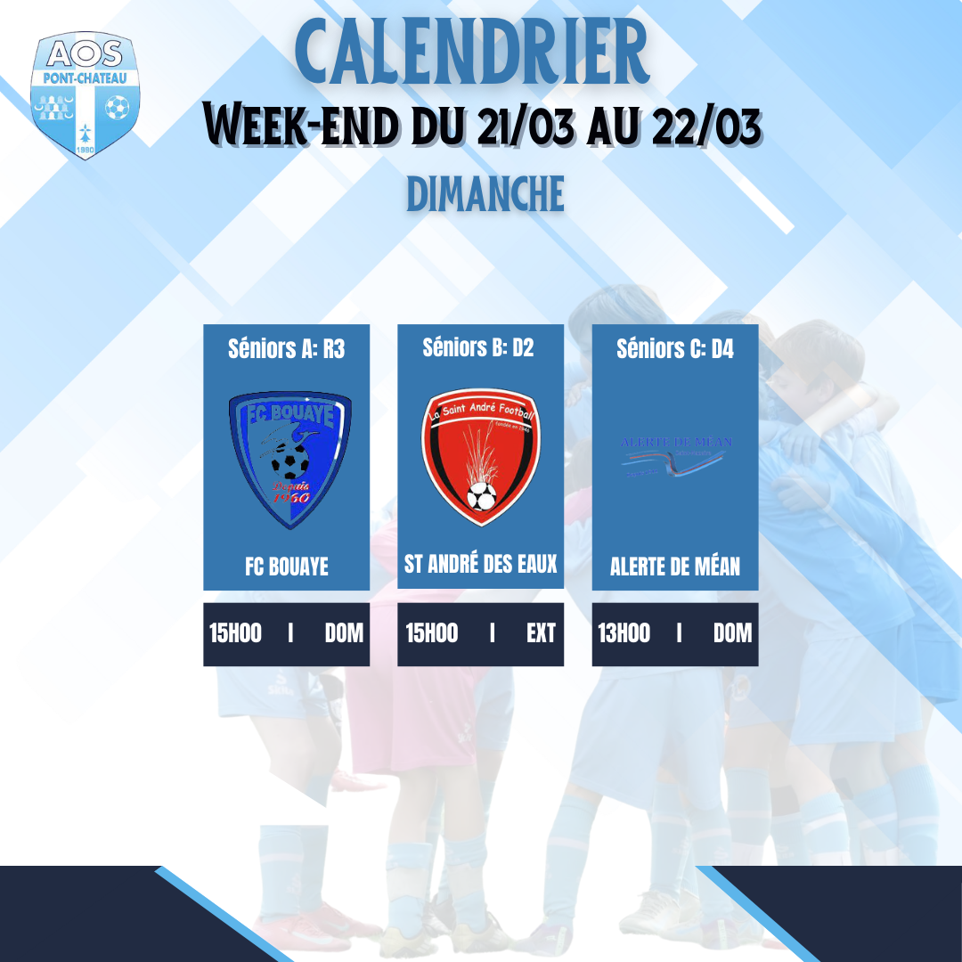 PROGRAMME DU WEEK-END