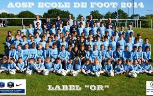 De l'OR pour l'école de Foot de l'AOSP