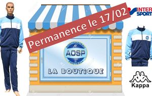 PERMANENCE BOUTIQUE !!!