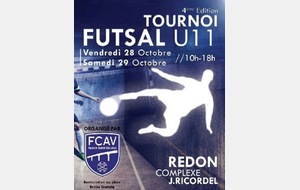 LES U11 EN FUTSAL A REDON