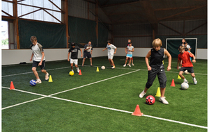 ENTRAINEMENT EN SALLE POUR LES U13 LUNDI 5