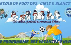 EDF LE PLANNING DES VACANCES D'HIVER