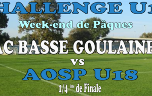 LE TABLEAU DU CHALLENGE U18