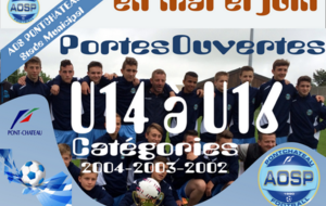 PORTES OUVERTES U14 à U16 AU LANDAS