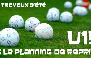 LA RENTREE DES U15 & U14