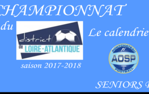 LE CALENDRIER DES SENIORS B