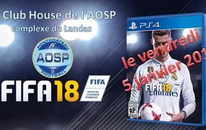 TOURNOI FIFA18 AU CLUB HOUSE