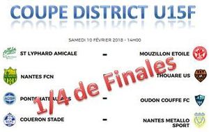 COUPE DE DISTRICT U15F