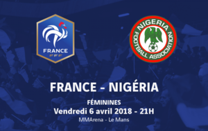 FRANCE- NIGERIA AU MMARENA AVEC LES CIELS & BLANCS