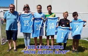 REMISE DES MAILLOTS CIEL & BLANC