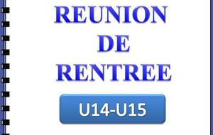 RÉUNION PARENTS U14-U15