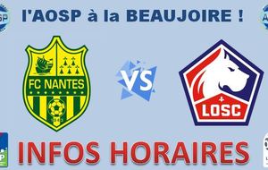 NANTES-LILLE : LES HORAIRES