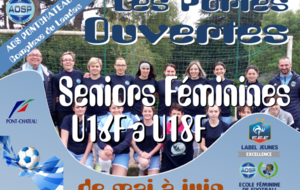 PORTES OUVERTES CATEGORIES U18F & SENIORS FÉMININES