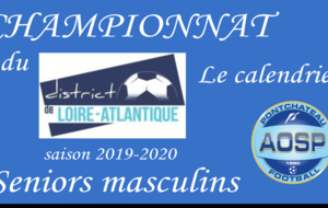 LES CALENDRIERS SENIORS MASCULINS