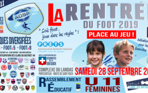 LA RENTRÉE U10-U11 DU FOOT AU FÉMININ