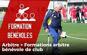 FORMATION ARBITRES BÉNÉVOLES