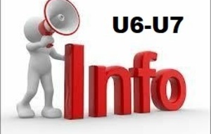 INFO U6-U7, Entrainement SAMEDI 12 MARS