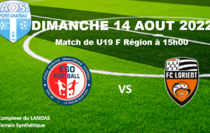Match de U19F Région: ESO Football - FC Lorient