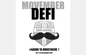 Defi Movember : Garde ta moustache