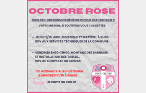 [MISSION OCTOBRE ROSE] 🎀 