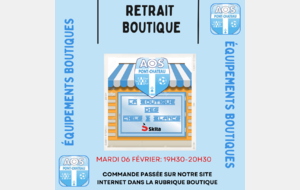 RETRAIT COMMANDE BOUTIQUE 