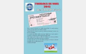 TOMBOLA DE NOEL 2015 de l'AOSP