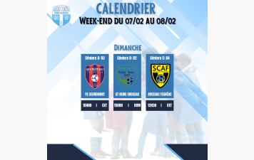 PROGRAMME DU WEEK-END