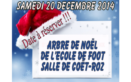 ARBRE DE NOËL DE L'ECOLE DE FOOT