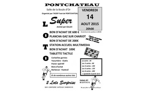 LOTO de l'AOSP du 14 AOUT 2015