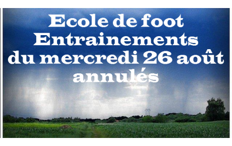 U10 à U13 : RE-BELOTTE AVEC LA PLUIE
