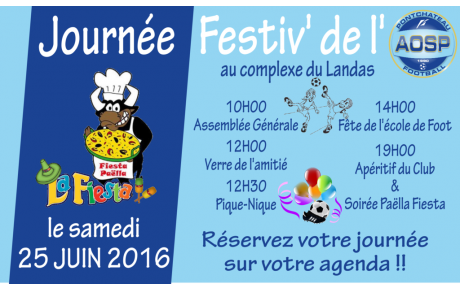 L'AG ET LA FÊTE DU FOOT LE 25 JUIN