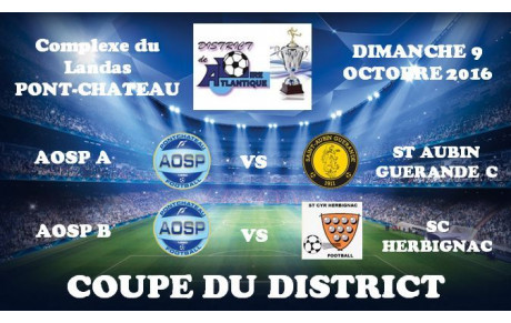 LE TOUR 3 DE LA COUPE DU DISTRICT