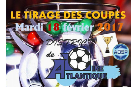 TIRAGE DES COUPES DU DISTRICT