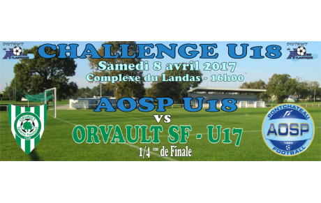 CE SERA L'OSF EN CHALLENGE U18  