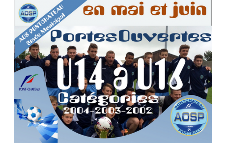 PORTES OUVERTES U14 à U16 AU LANDAS