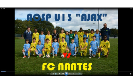 U13 AJAX-FCN EN PHOTO-VIDEO