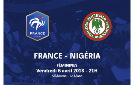 FRANCE- NIGERIA AU MMARENA AVEC LES CIELS &amp; BLANCS