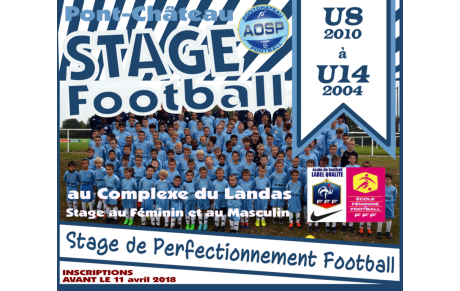 INSCRIPTIONS POUR LE STAGE EDF