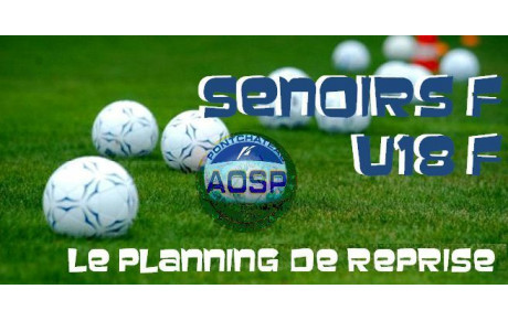 LE PROGRAMME DE REPRISE FEMININ