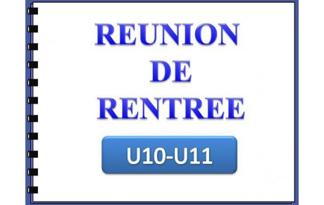 RÉUNION PARENTS U10-U11