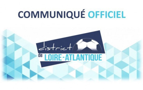 COMMUNIQUÉ DISTRICT