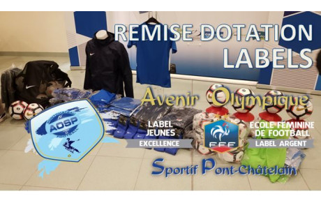 REMISE DES DOTATIONS LABELS