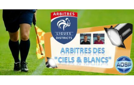 ZOOM SUR NOS ARBITRES