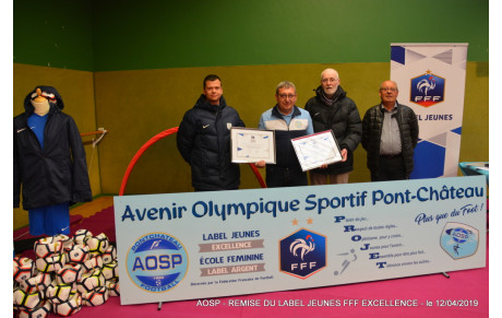 REMISE DES LABELS FFF