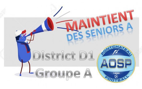 MAINTIENT EN D1 POUR LES SENIORS A