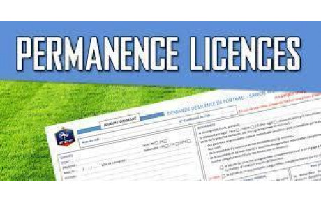 DATES DES PERMANENCES LICENCES