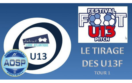 ACTE 1 DU FESTIVAL FOOT POUR LES U13F
