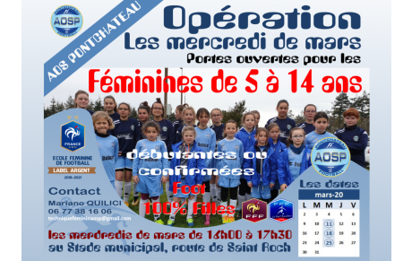 LES MERCREDIS DE MARS (PORTE OUVERTES U6F à U13F)